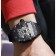 Men's wristwatter clock, L-26 cm strap, 3 atm