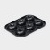 Baking uniform “Donuts”, 26.5 × 17 cm, 6 cells, anti -stick coating, black color