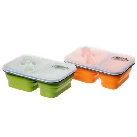 Silicone TRAMP TRC-090, 2 compartments with a loser, orange, 900ml-2