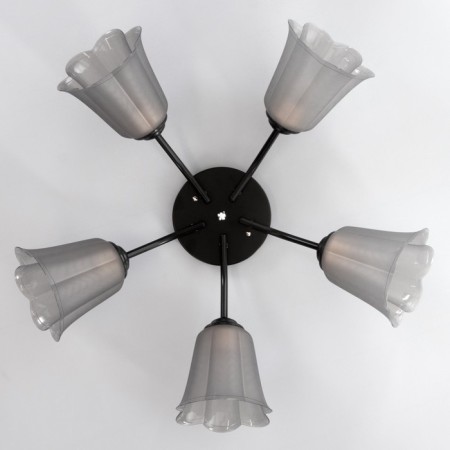 Causte "Online" (Flower) 5x15W E27 Model: BR 00243 Black-3
