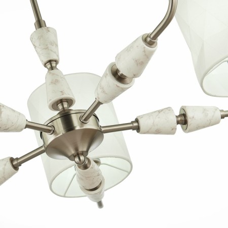 Ceiling EVOLUCE lamp. Sle107802-05. Mili. 5x40 watts, E14, 70x70x48 cm, Nickel color-8