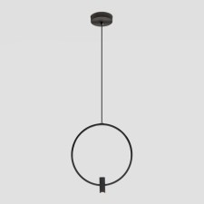 Светильник подвесной Eurosvet Layla 50257/1 LED, 6.2 Вт, 4000К, 300Лм, 346.5х346.5 мм, цвет чёрный