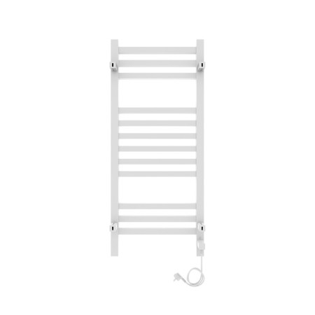 Towel electric heated Laris Astor ChK12, 350x900 mm, 12 crossbars, left, white-6