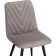 STULL OF A METALLARCASA RALF Metal/Velor, Black/Latte 44x53x83 cm