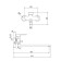 Zipponi Silhouette bathtub mixer, 1-crap with a divertor, pouring 350 mm, with manual watering