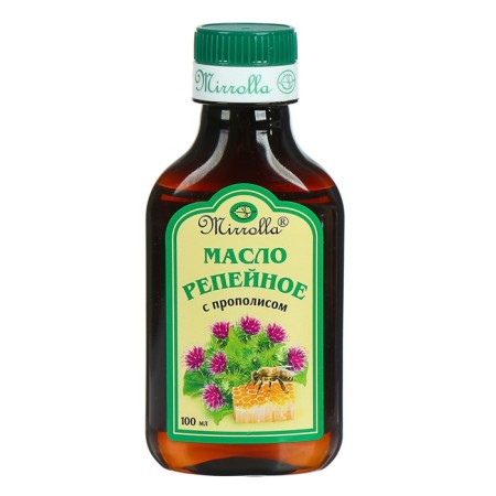 Burdock hair oil Mirrolla with propolis, 100 ml-2