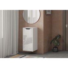 Pythagoras A (1C), 400x400x820, white brill/white glossy