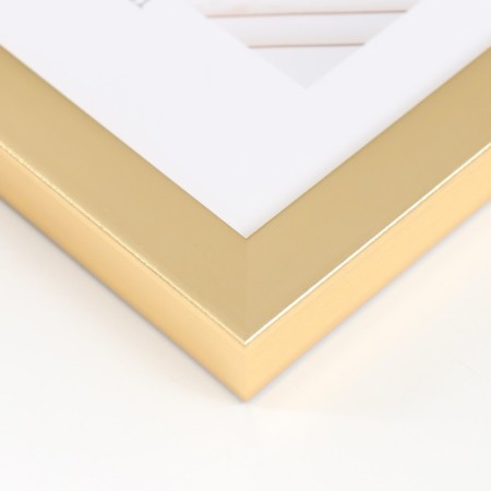 Photo frame Plastic "Mira" 15x21 cm, 641811 gold (plastic screen)-3