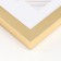 Photo frame Plastic "Mira" 15x21 cm, 641811 gold (plastic screen)