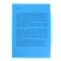 Folder-angle, A4, 150 μm, calligrata, 3 compartments, transparent, blue