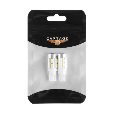 Auto Stuffing LED Cartage, T10 W5W, 12 V, 10 SMD-5630, set 2 pcs-2