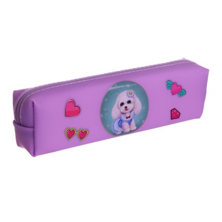 School Penal on the zipper "Dog", mix-6