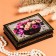Casket "Orchids with roses", 10 × 14 cm, lacquer miniature
