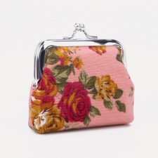 Women's wallet on the farmar, pink color