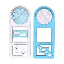 Drawing line for drawing figures, with a transporter, plastic