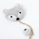 A toy for cats with cat mint and feathers "Burunduk", 10 cm, with a bell