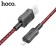 Hoco X94, Lightning - USB, 2.4 A, 1 m, data transfer, PVC, red