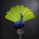 Qualy Peacock keywide, blue color