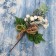 Decor "Winter Magic" bumpy white berries Flowers 24 cm