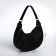 Women's bag Textura, baguette, small size, black color