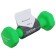 Neoprene dumbbells onlytop, 0.5 kg, green color
