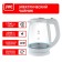 Electric kettle JVC JK-KE1518, glass, 2200 watts, 1.7 l, white