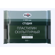 Plasticine sculptural olive, soft, 500 g, 
