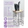 Loft standing stand “Loft”, 13 × 10.5 × 23 cm, brown color