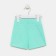Kit (T -shirt/shorts) for girls, mint color, height 98