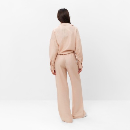 Women's costume (shirt and trousers) Mist Summer Time, R.50, beige-5