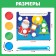 Training game with a magnetic pen, magnetic tasks "Assistant Santa Claus"