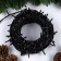 Garland “thread” 20 m, IP20, dark thread, 200 LED, yellow glow, 8 modes, 220 V