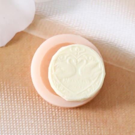 Mold Silicon Coin "I love you" 2.5x2.5x1 cm