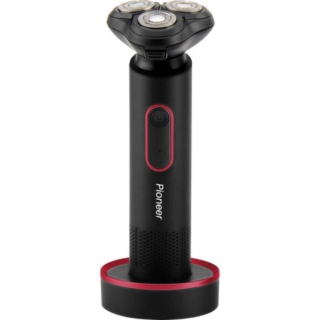 Electric blower Pioneer BS003, 3 heads, 2 nozzles, battery, black-red