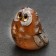 Souvenir "Owl", Selenite, 3.5x3x8 cm
