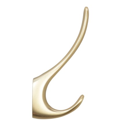 Furniture hook Cappio Heel, two -rod, satin gold-4