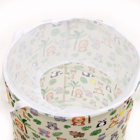 Basket for storing toys "Beasts", 50 x 40 cm, beige-4