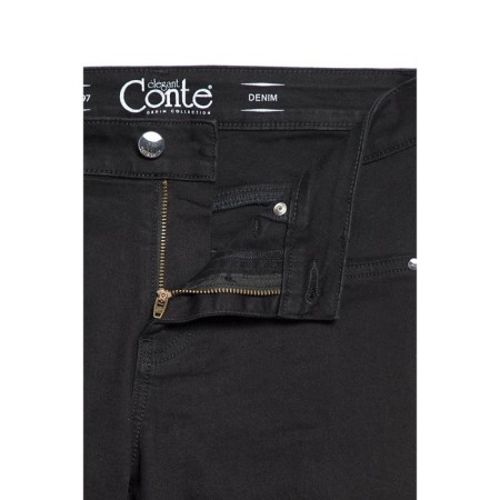 Women's jeans modeling CONTE ELEGANT SKINNY, size XS, black color-5