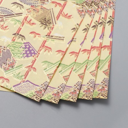 1-way paper with gold embossing "East. Bezh" density 80 g 24.5x23 cm-1