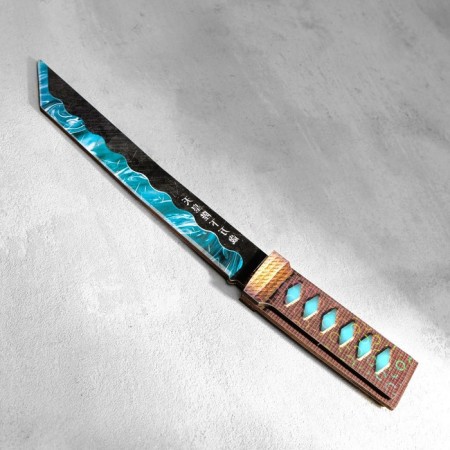 Wooden souvenir "Tanto knife", in a scabbard, diamond-1