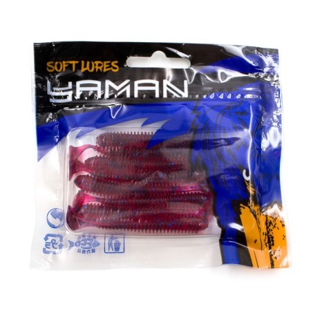 Vibro-tail Yaman Pro Betta, 11.4 cm, color #04-Graph, packaging 5 pcs.-2