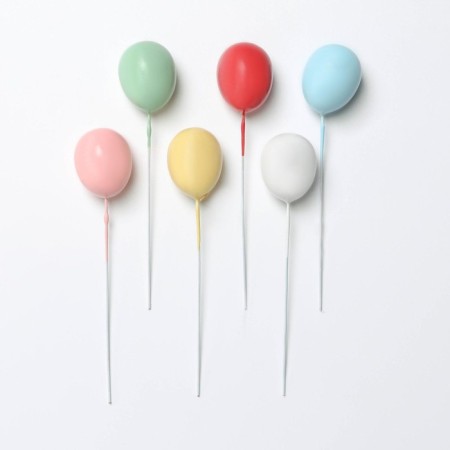 Set of toppers for the Cake "Balls", 6 pcs, color mix-7