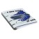 Notebook on rings, 80 sheets to the point "Blue sneakers", plastic cover, replaced block 70 g/m2