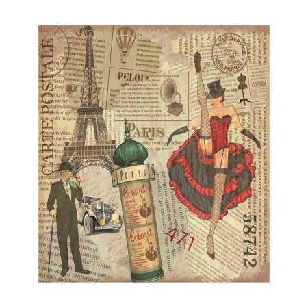 A set of napkins for setting the table "Kabarea Paris", rectangular, size 32x46 cm, 4 pcs-2