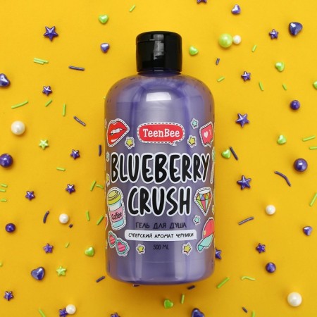 Shower gel, moisturizing, 500 ml, blueberry aroma, teenbee-9