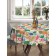 The tablecloth “Tropical abstraction”, round, Saten, d = 150 cm