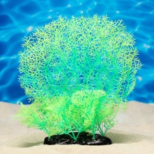 The artificial aquarium, luminous plant, 23 cm, green