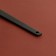Knife for working with skin, mowed blade, 12.5 × 1 cm, black color