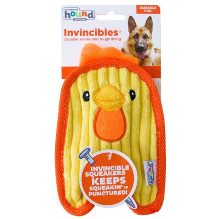 Игрушка OH Invinc Mini "Цыпленок" для собак, без наполнителя, 17 см-1