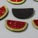 Decor for the creativity of the felt shine "Arbuzik" 2.5x5 cm